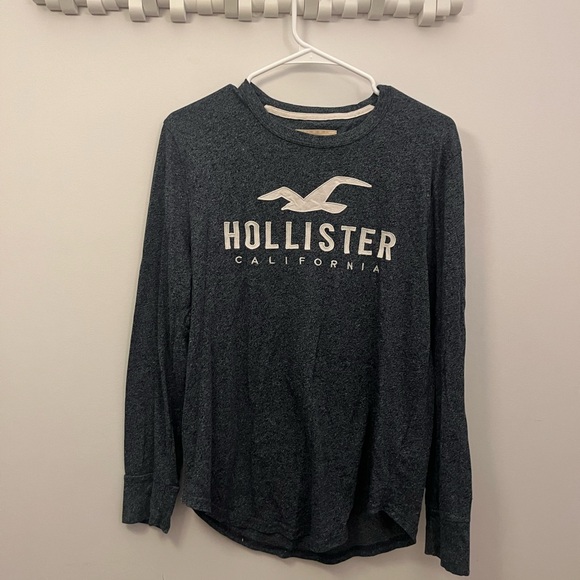 Long sleeve cotton shirt -Hollister - Picture 1 of 5